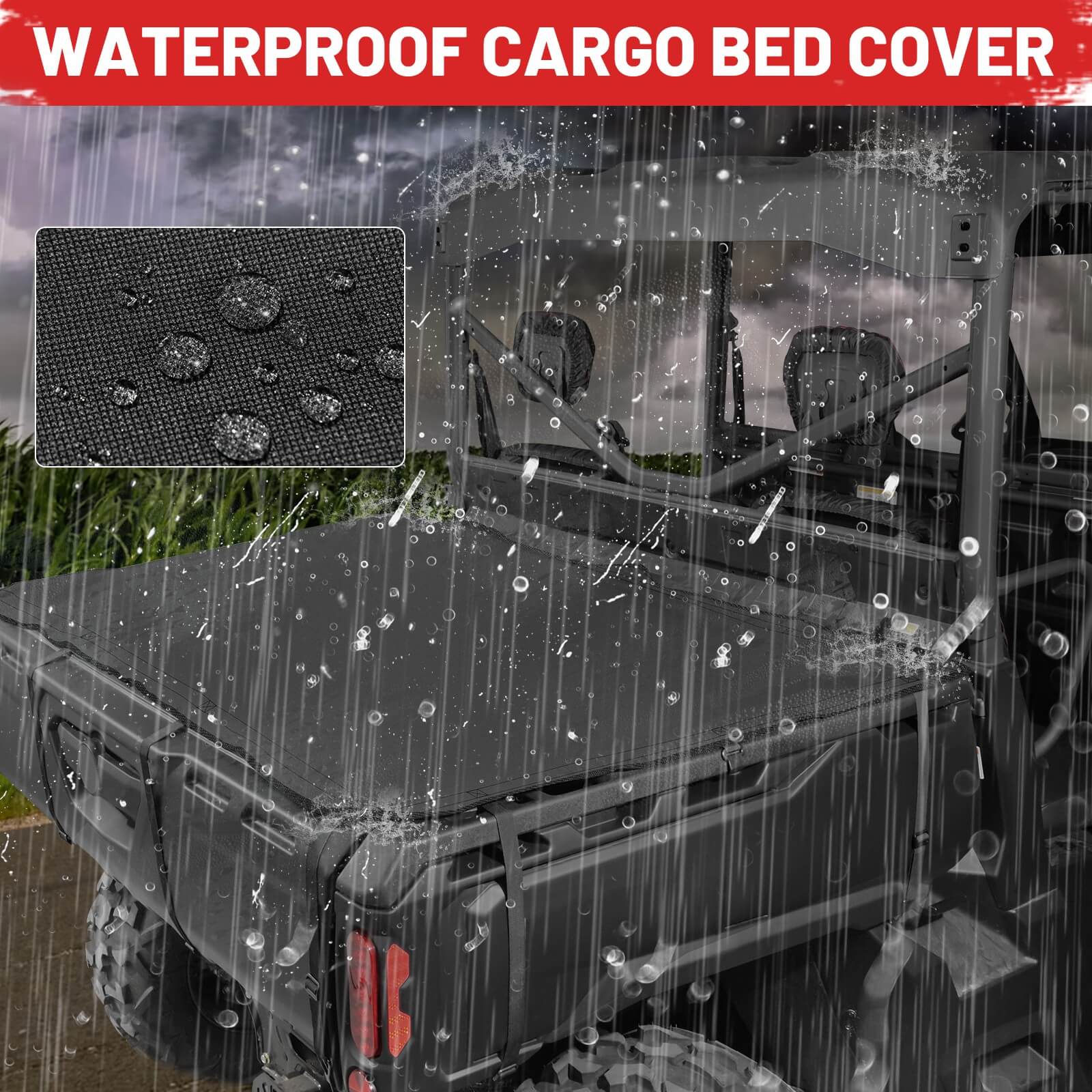 Defender HD5/7/8/9/10 Waterproof cargo bed cover