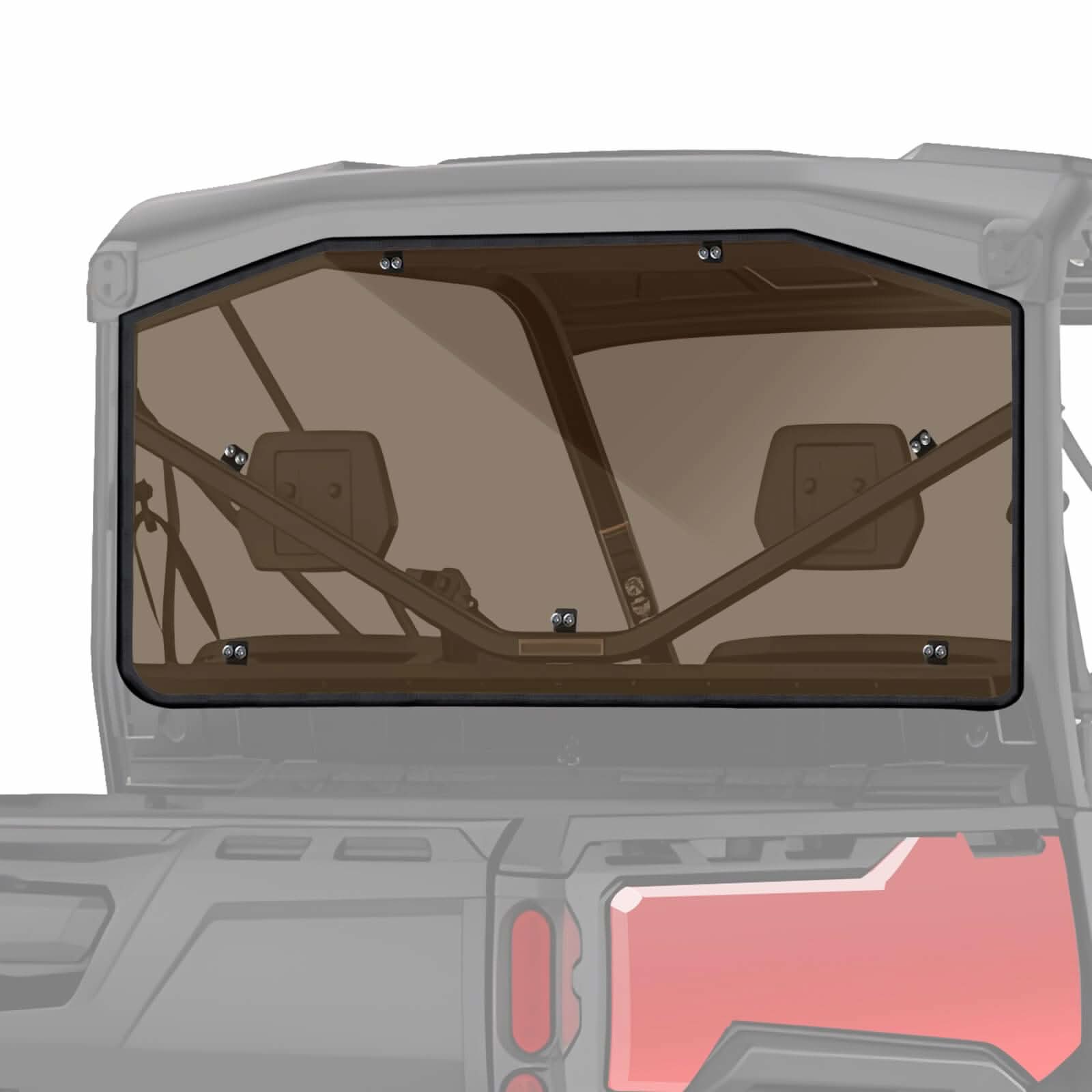 Can-Am Defender HD5/8/10/Max Rear Tint Windshield – StarknightMT
