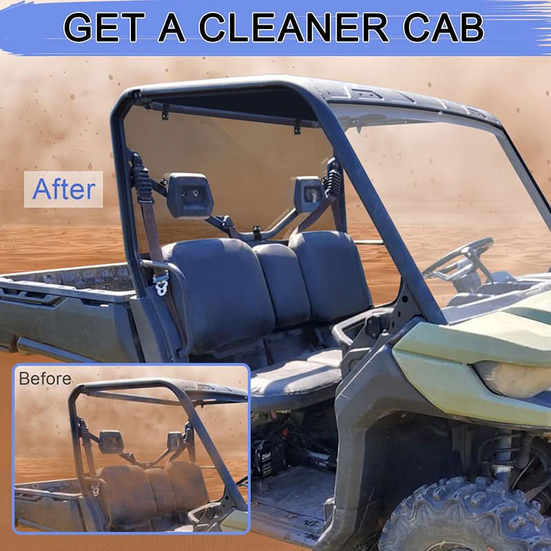 defender rear window get a cleaner cab