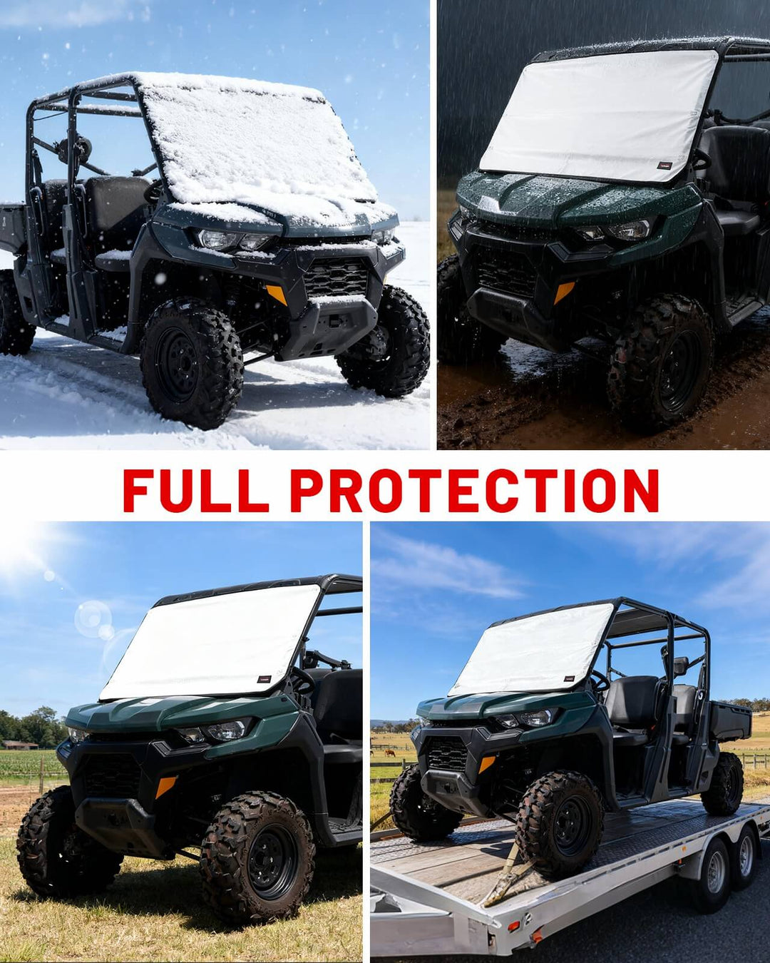Starknightmt windshield snow cover full protection 