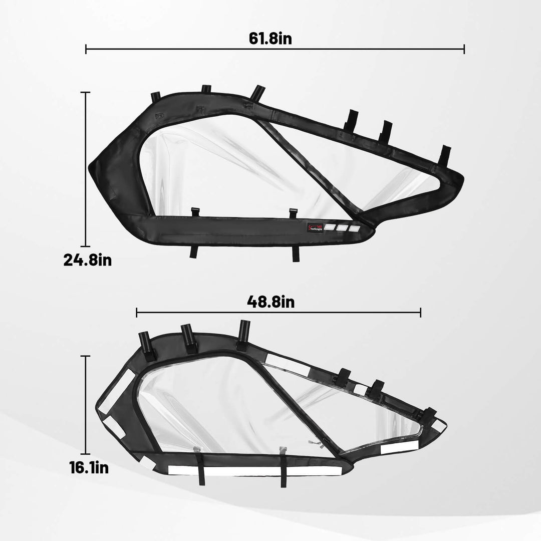maverick r soft cab enclosure Dimensions 