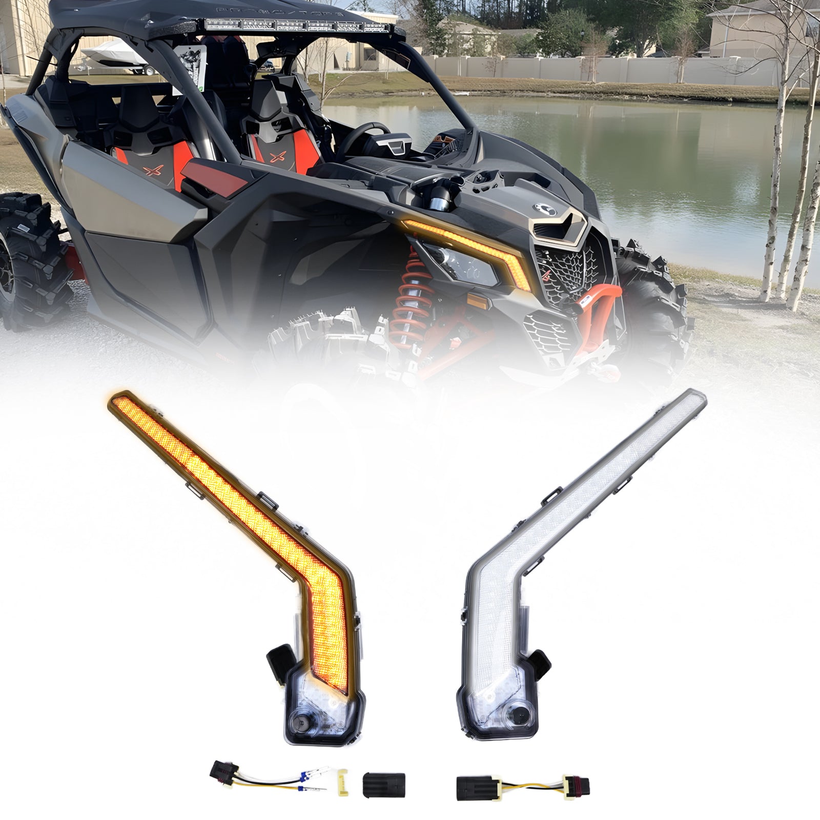 Can-Am Maverick X3/Max Front Fang Lights – StarknightMT