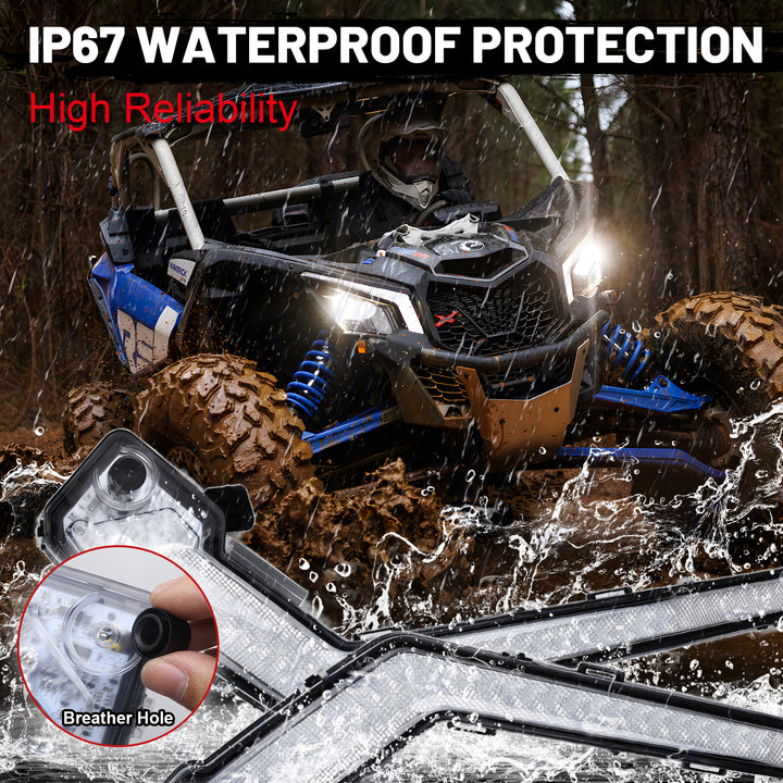 IP67 waterproof of maverick x3 fang lights