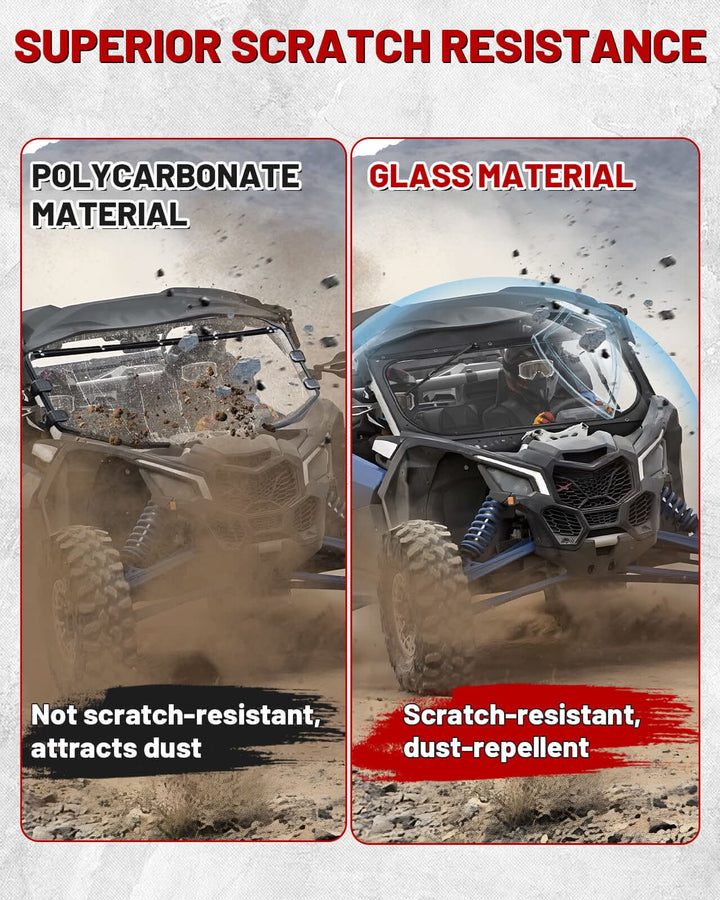 maverick x3 glass windshield superior scratch resistance 