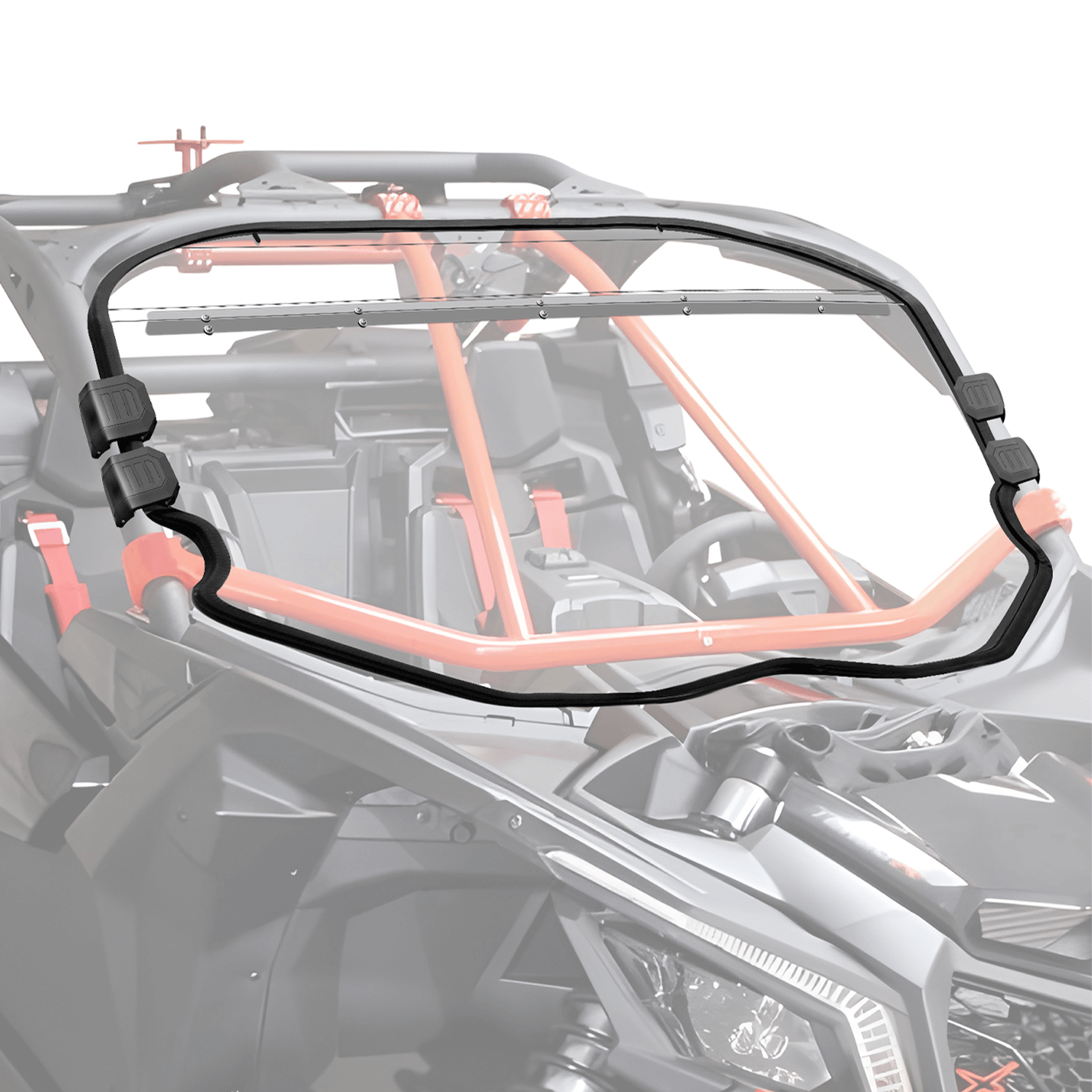 Maverick X3 Front windshield for use the with Intrusion Bar