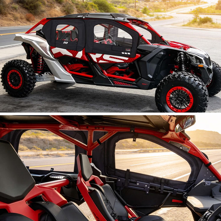Can-Am maverick x3 max soft upper door with steel frame 