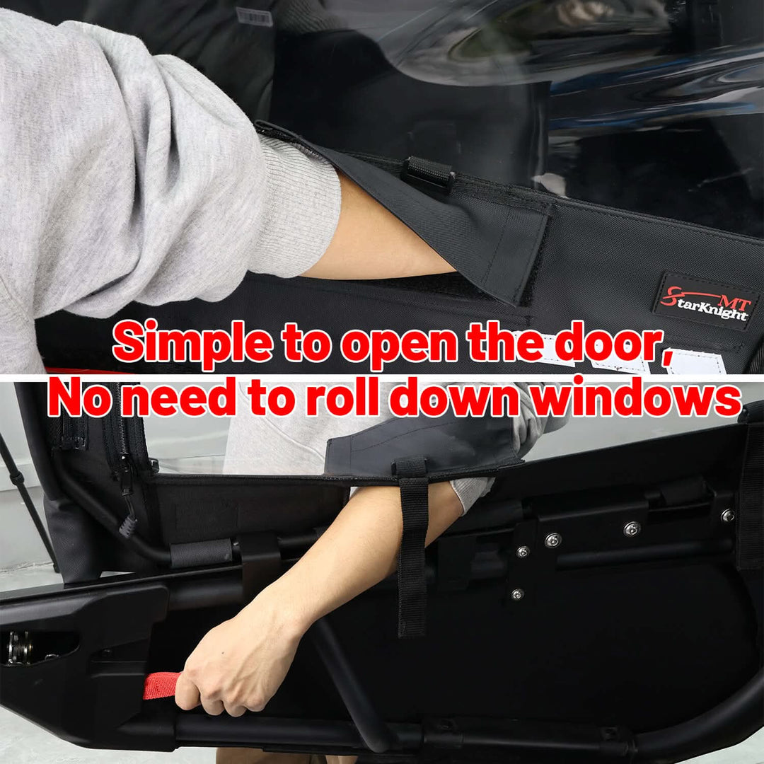 Simple to open the x3 max upper door