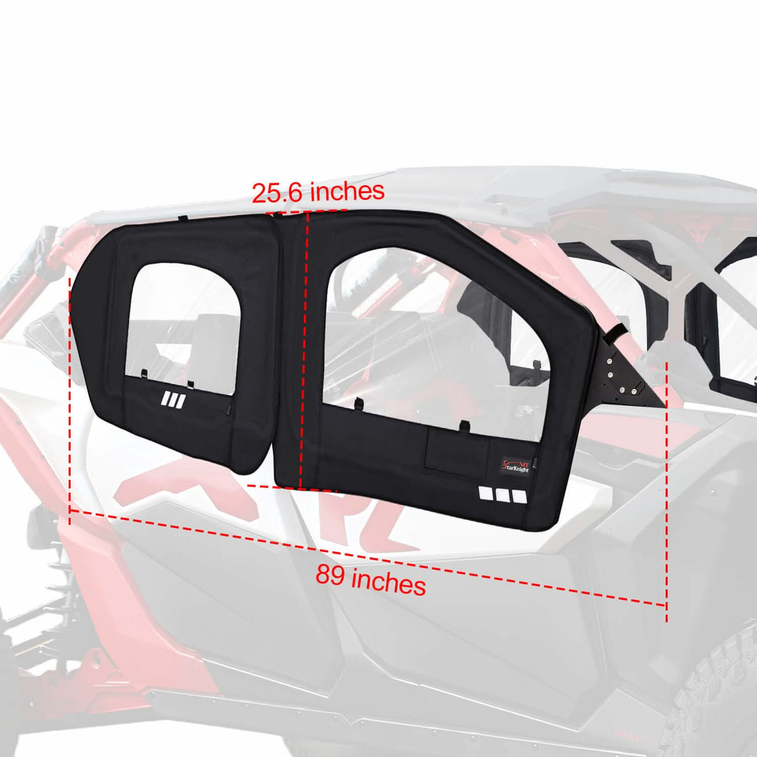 Can-Am x3 max upper door measurements