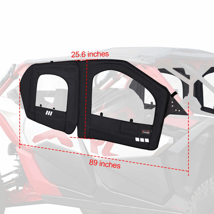 Can-Am x3 max upper door measurements