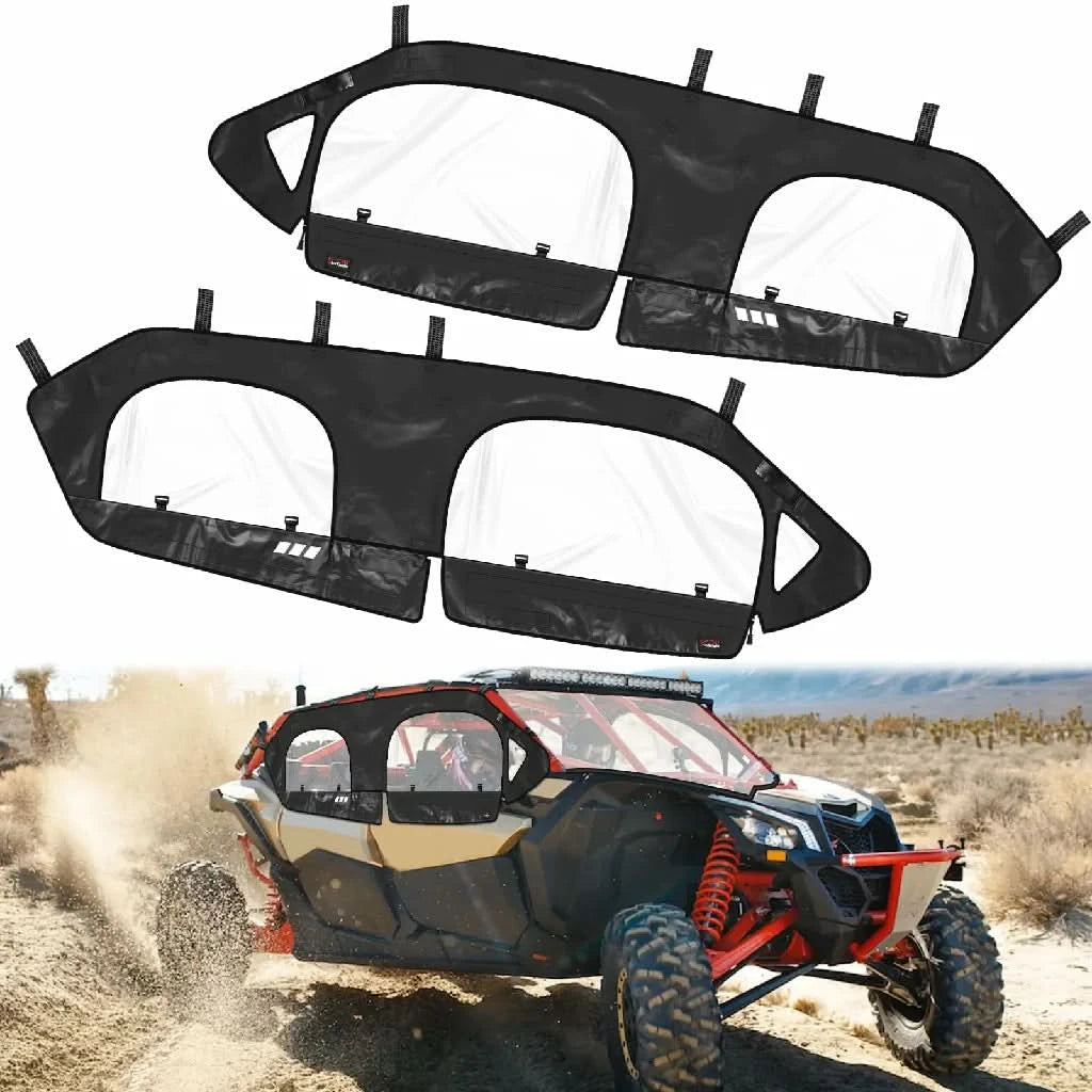 Can-Am x3 max soft upper doors view