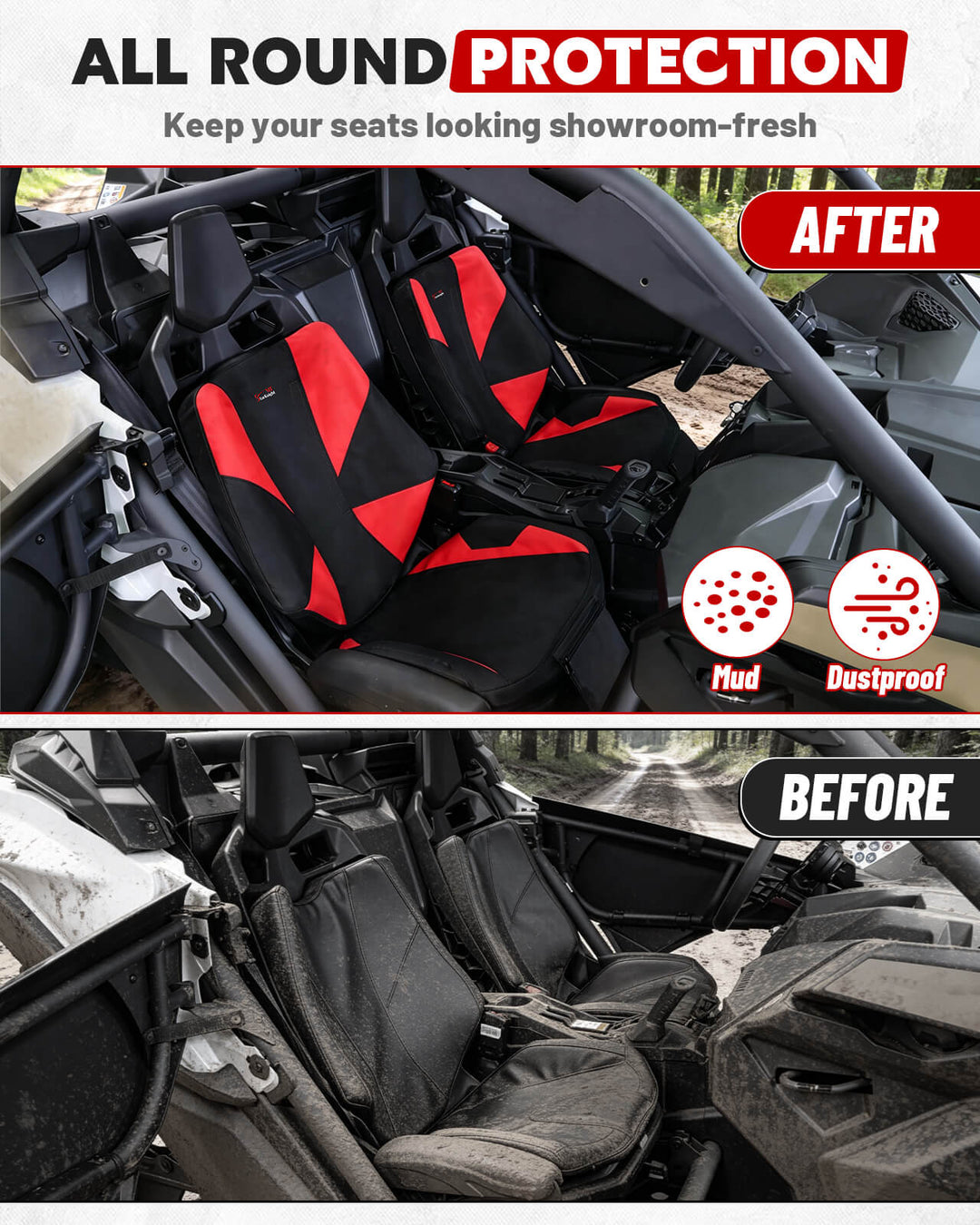 Can-Am Maverick X3 Seat Covers Comparsion