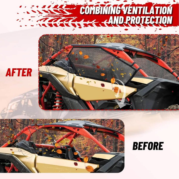 maverick x3 window net combining ventilation 