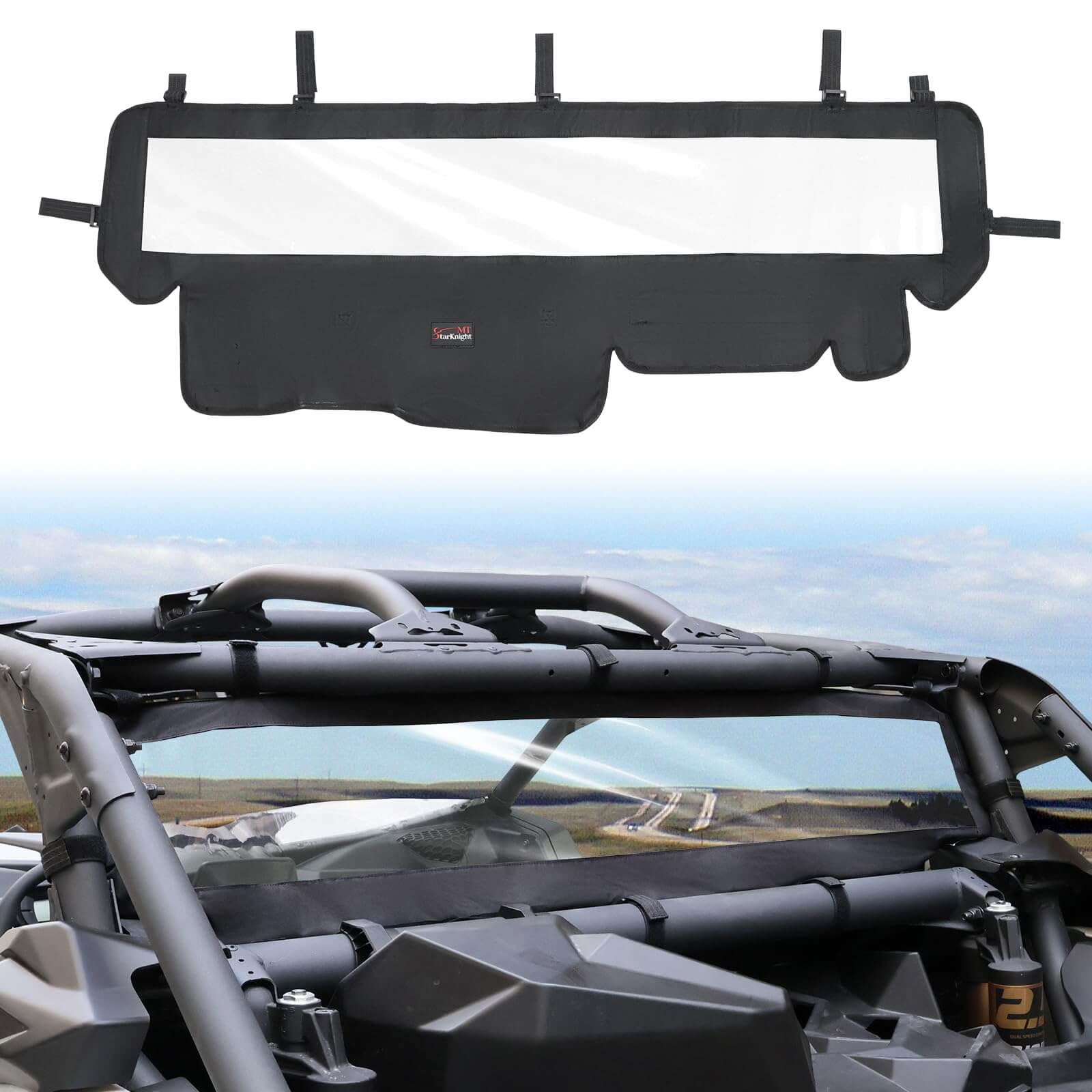 StarknightMT Maverick x3 soft rear windshield
