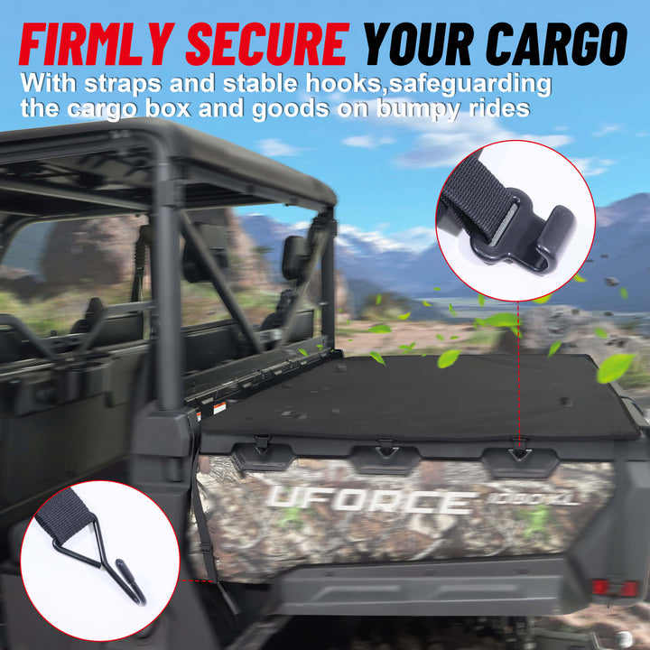 Uforce 1000 Tonneau Cover firmly secure your cargo