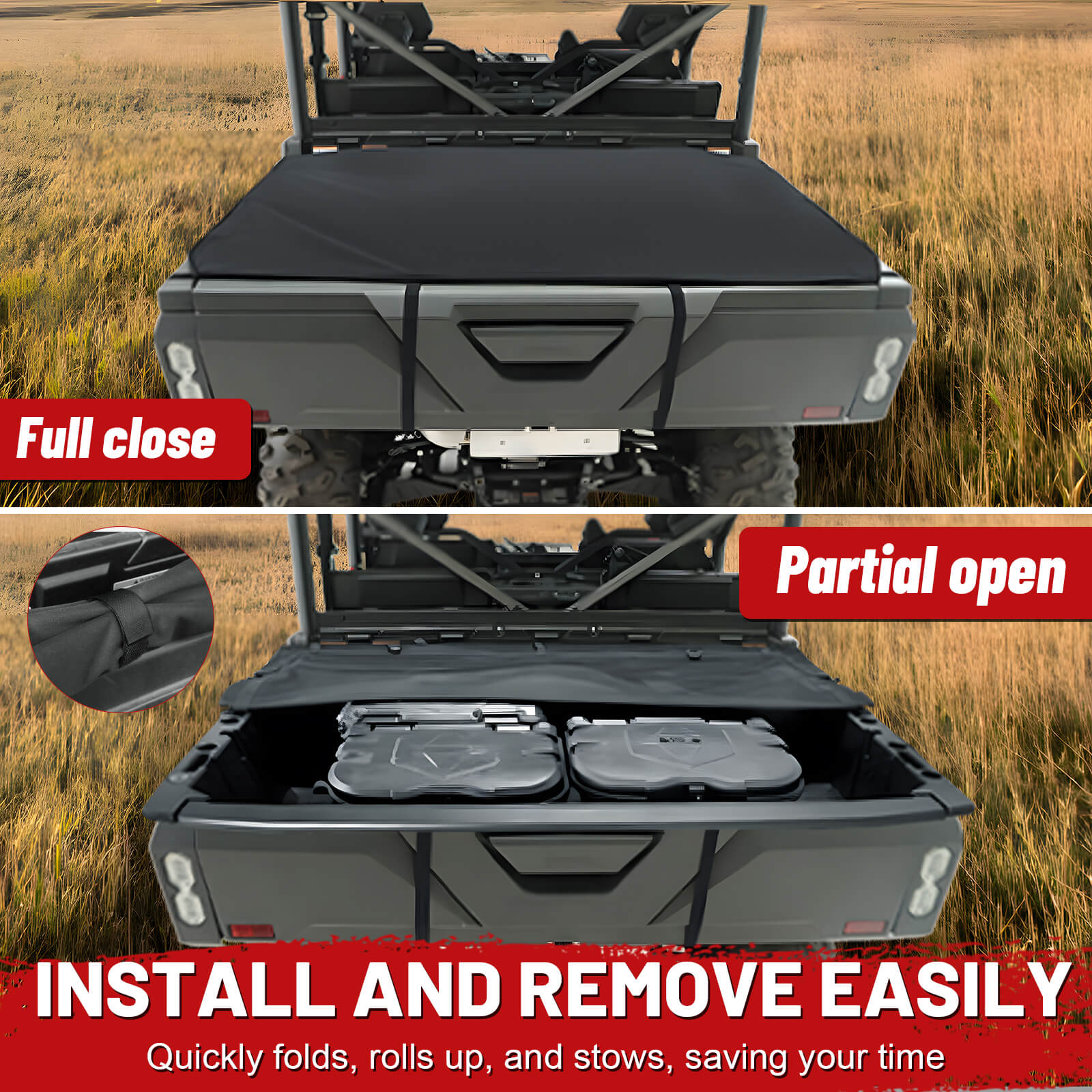 install and remove uforce 1000 bed cover easily