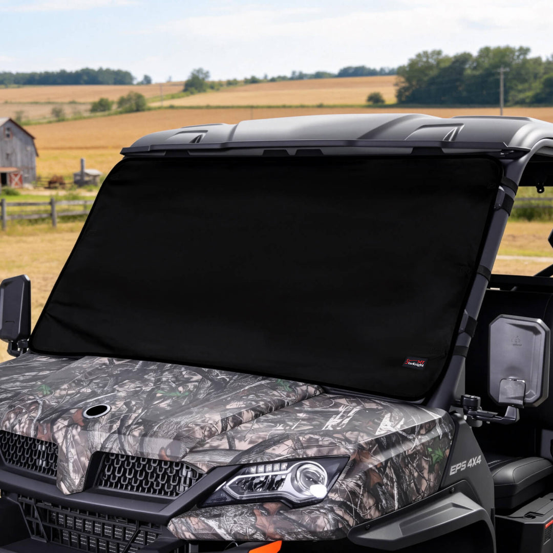 StarknightMT CFMOTO uforce 1000 windshield snow cover