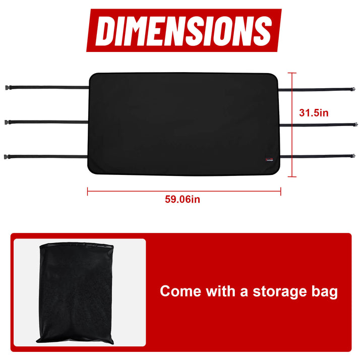 CFMOTO uforce 1000 windshield snow cover dimensions