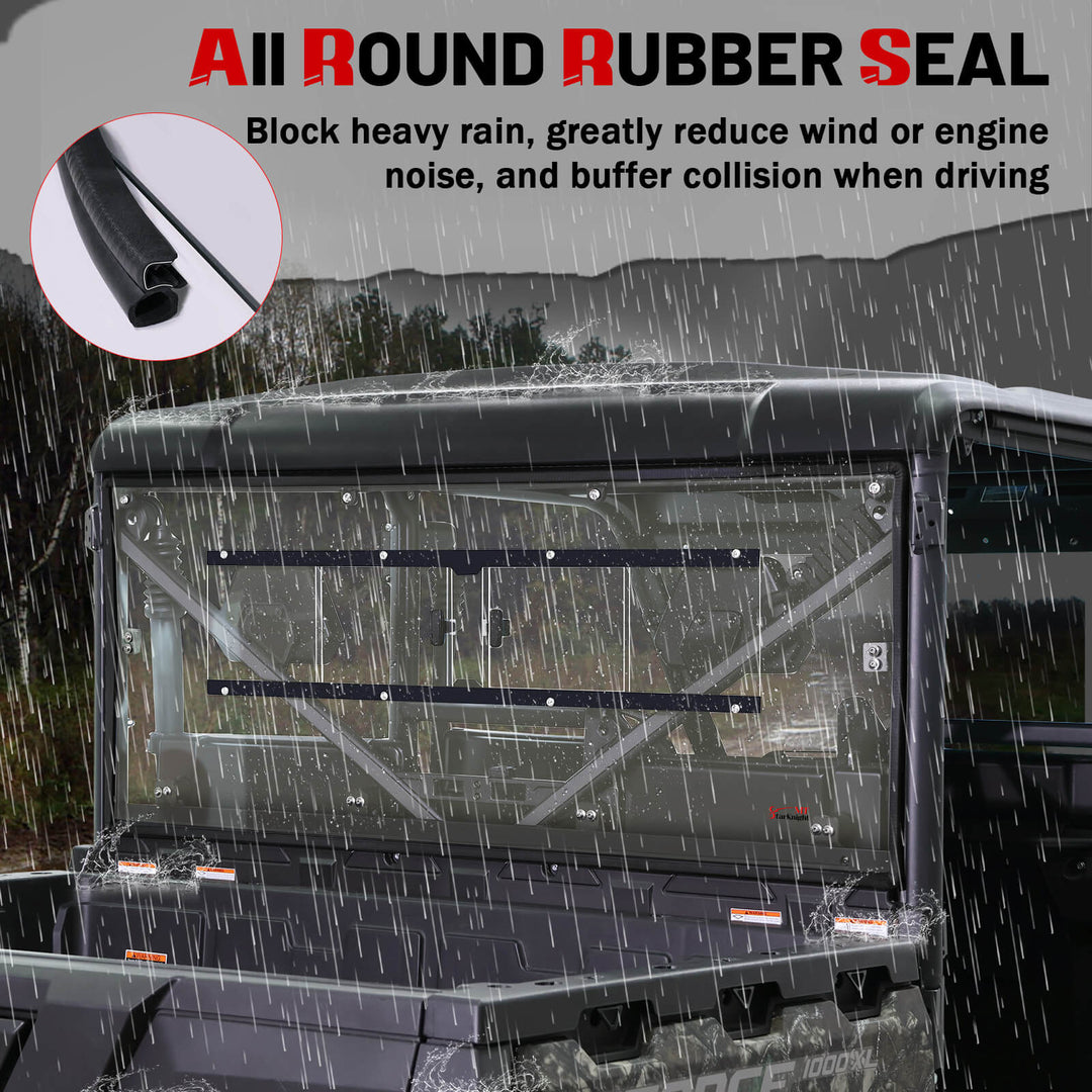 All-round rubber seal for uforce 1000xl sliding vent windshield