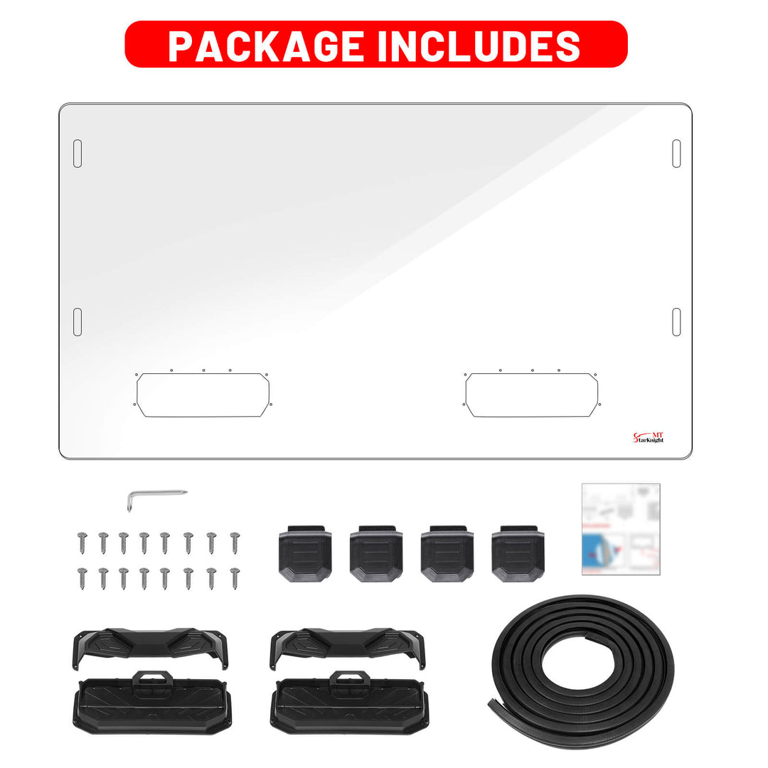 u10 pro vented windshield package list