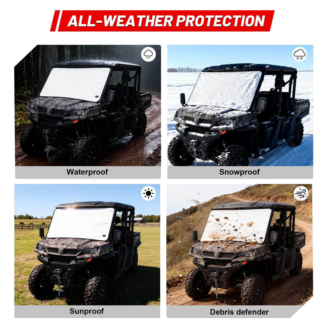 uforce u10 pro windshield snow cover all-weather protection