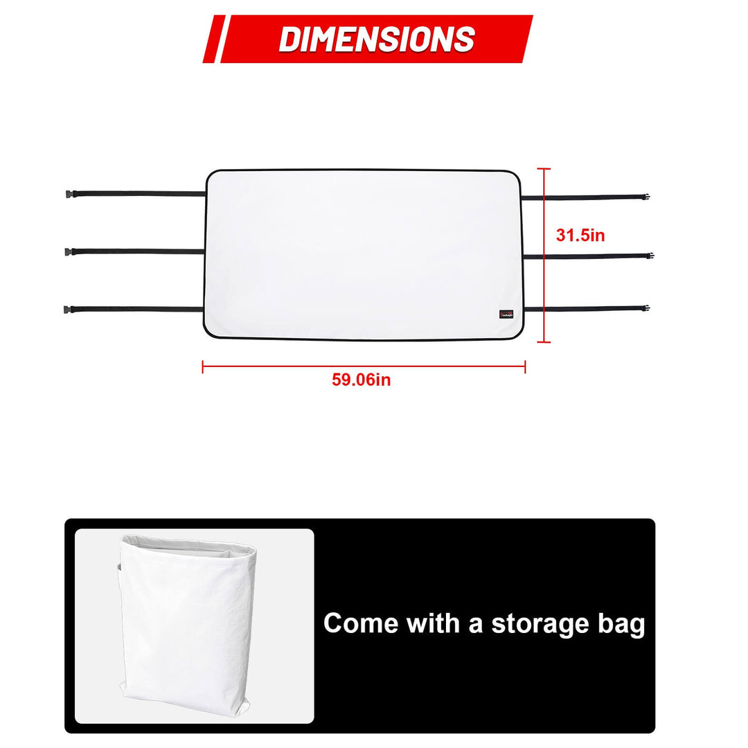 CFMOTO uforce u10 pro windshield snow cover dimension