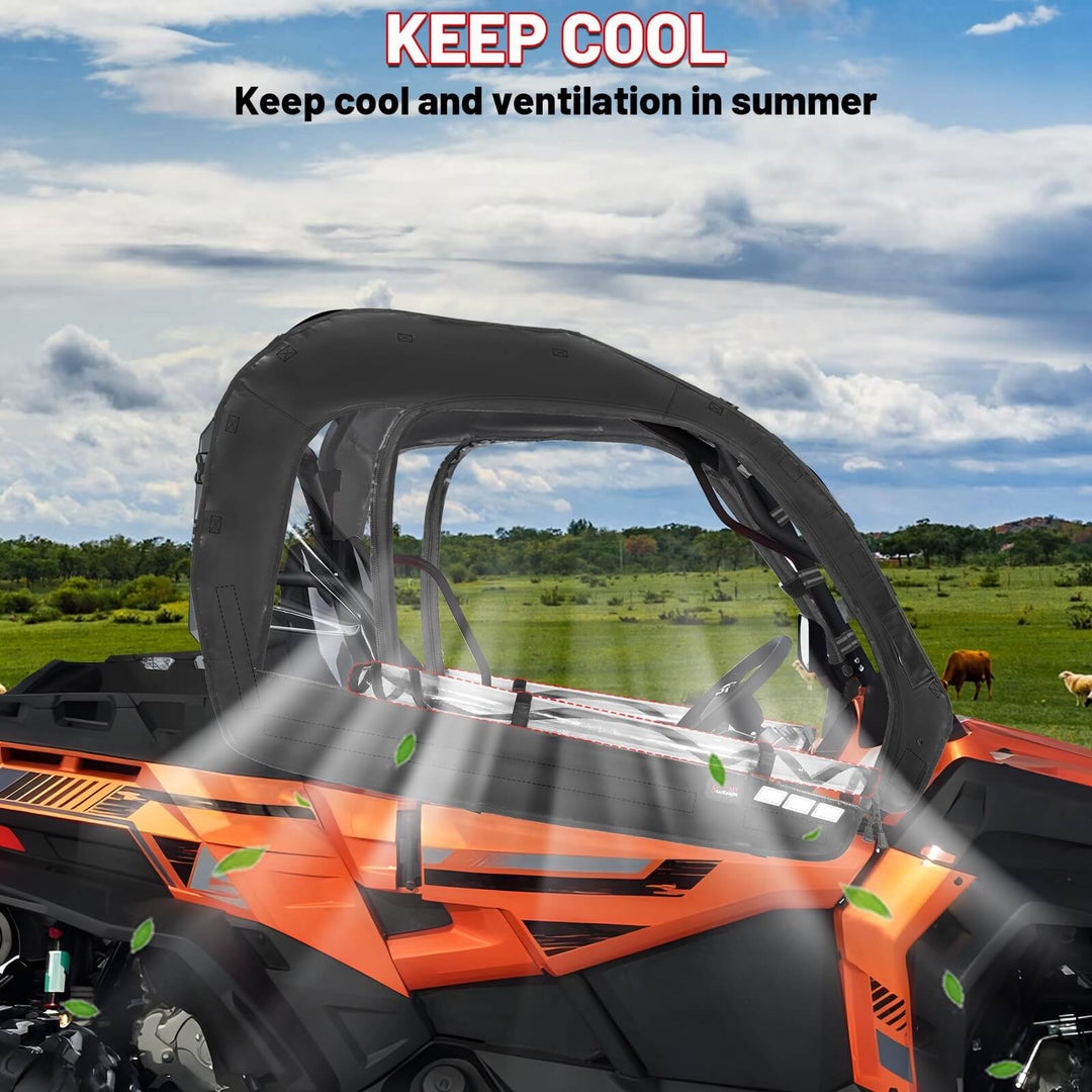 zforce 800 soft upper door keep cool and ventilation in summer