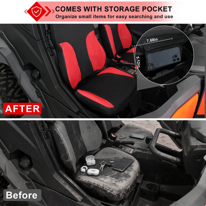 zforce 950 seat cover come with storage pocket