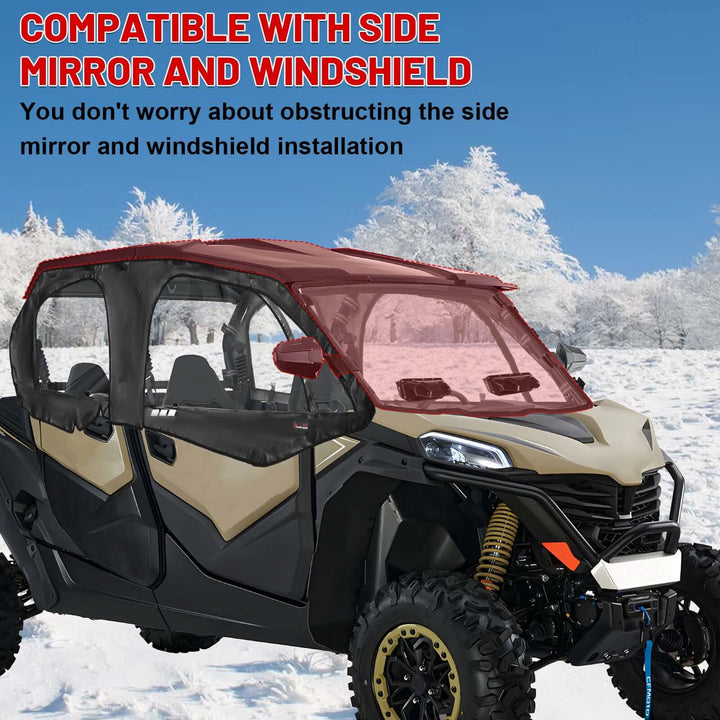 zforce 950 sport 4 soft cab enclosure compatible with mirror and windshield