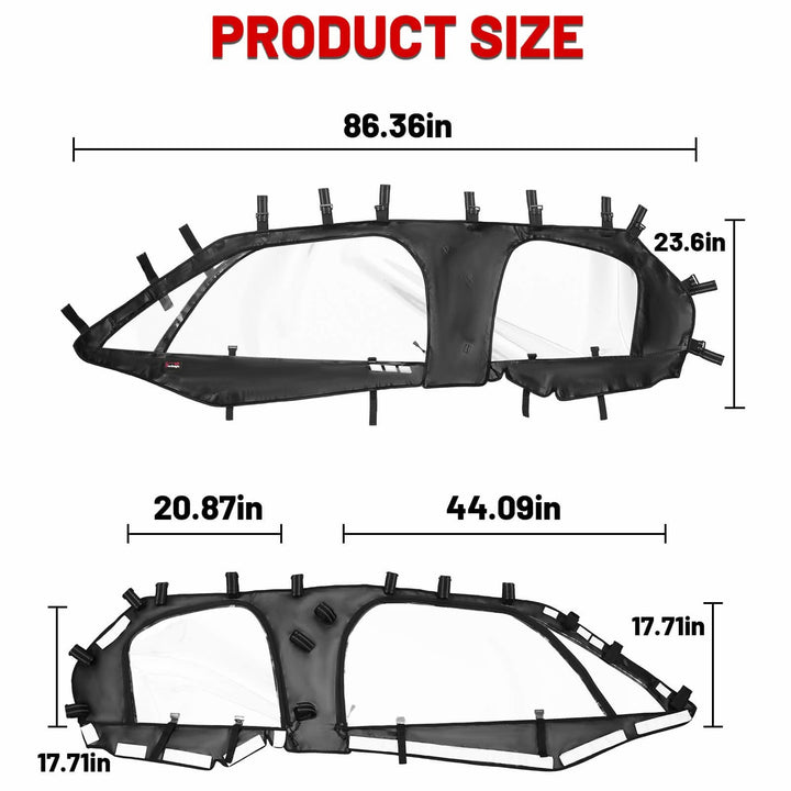CFMOTO zforce 950 sport 4 upper door size