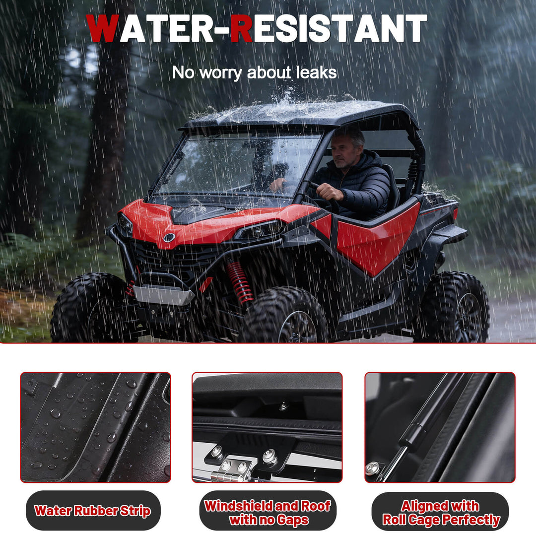 CFMOTO 950 sport flip windshield water-resistant
