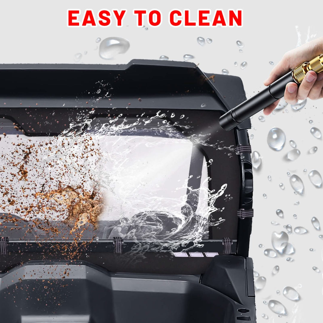easy to clean the zforce 950 sport soft rear windshield