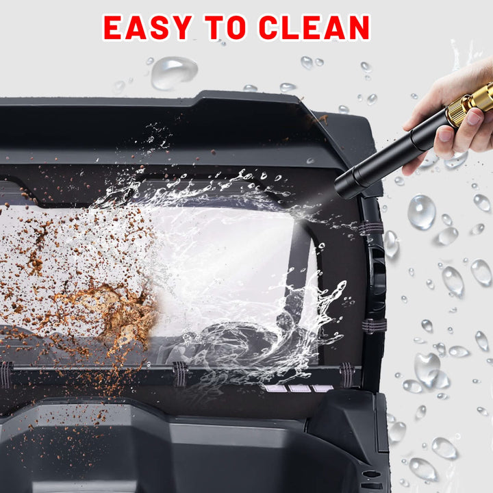 easy to clean the zforce 950 sport soft rear windshield