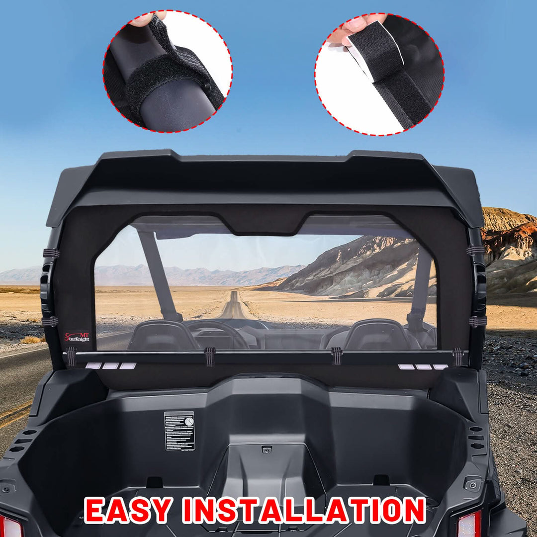 easy to install the CFMOTO zforce 950 rear windshield