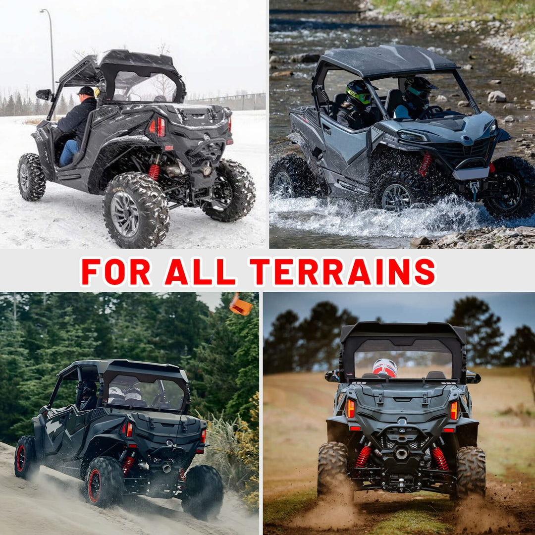 CFMOTO zforce soft rear windshield for all terrains