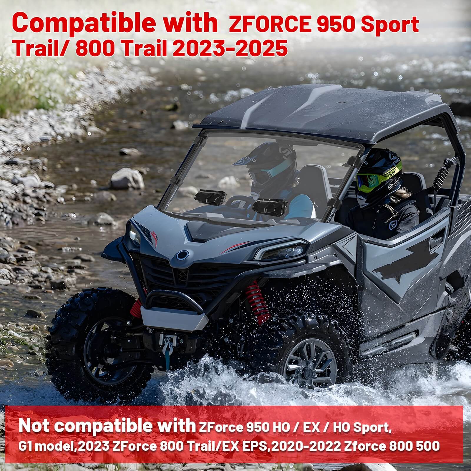 zforce 950 sport vented windshield fitment