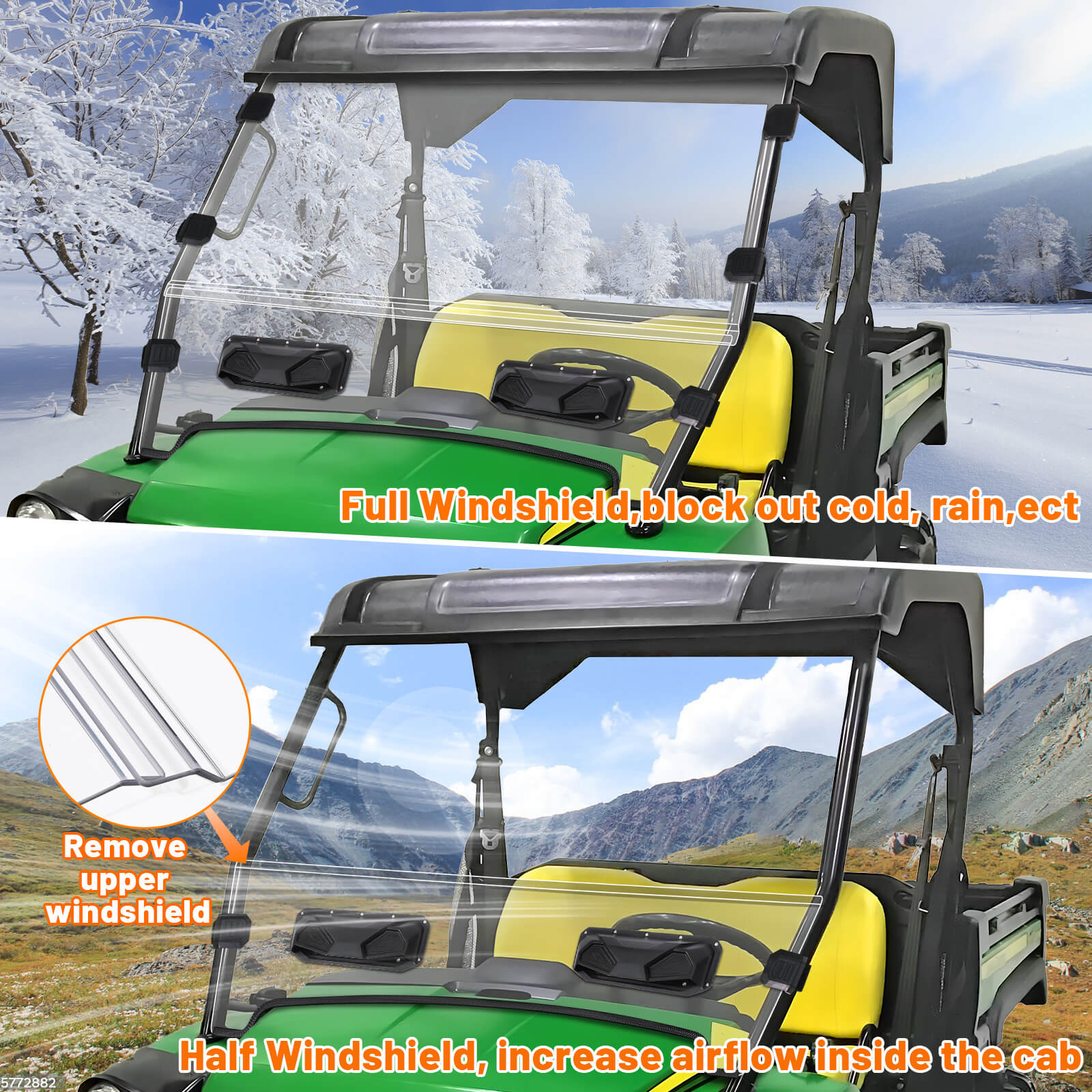 gator hpx vented windshield benefits