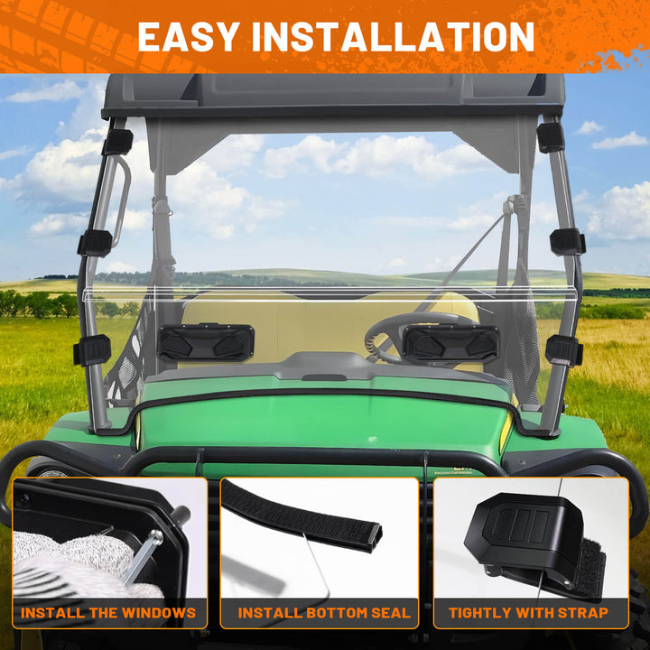 easy to install Gator hpx vented windshield