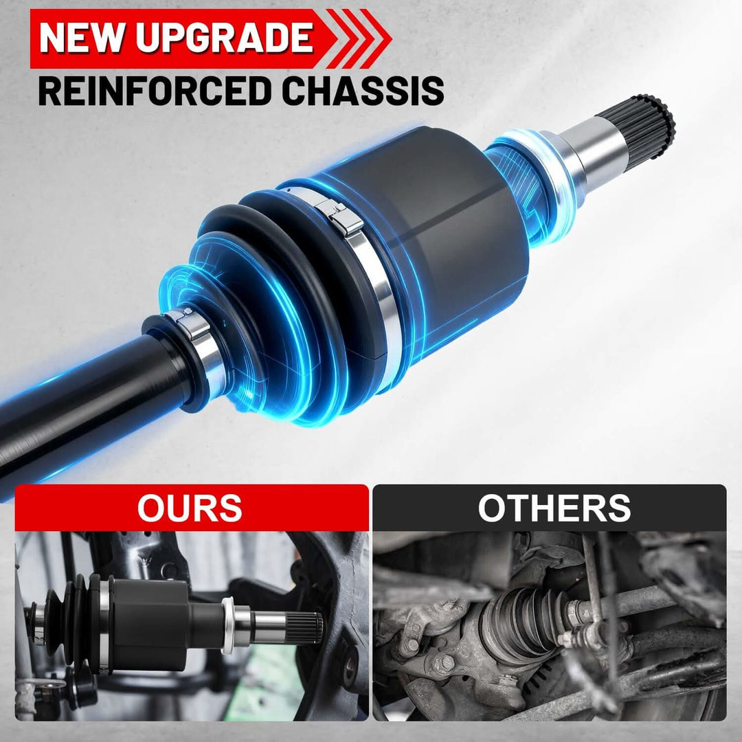Honda Civic axle shaft reinforced chassis