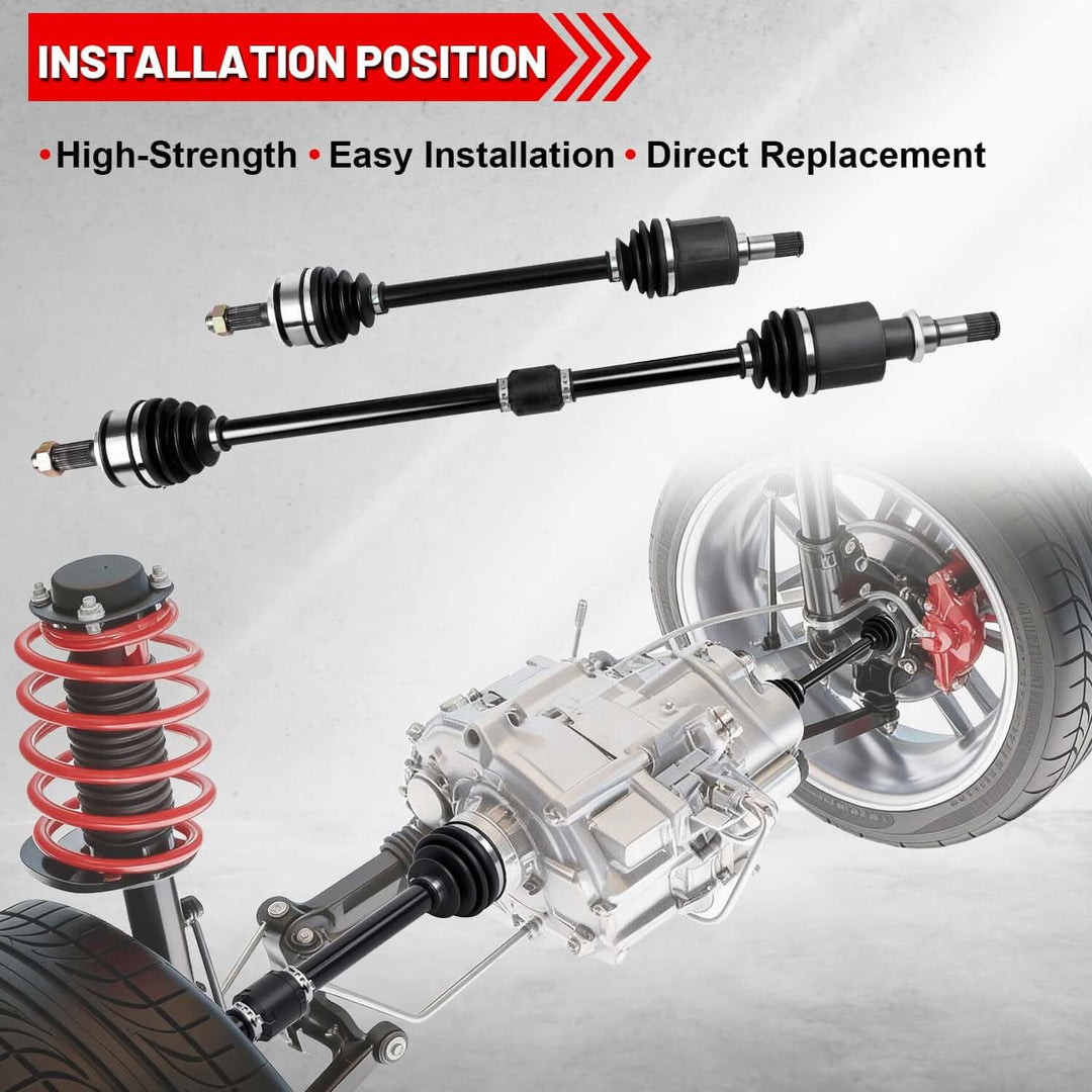 Honda Civic cv axle shafts with installation position 