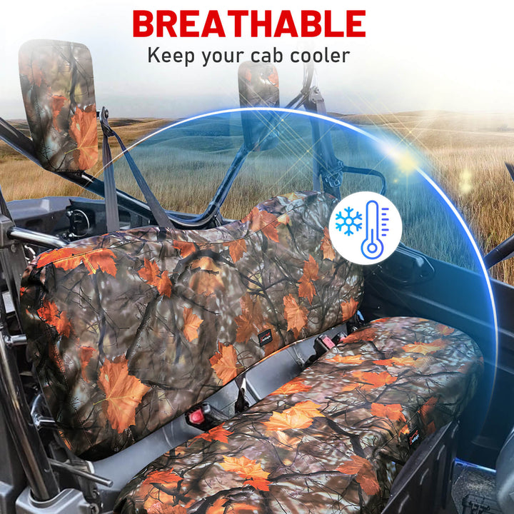 Pioneer 1000 Maple Camouflage seat covers with breathable feature