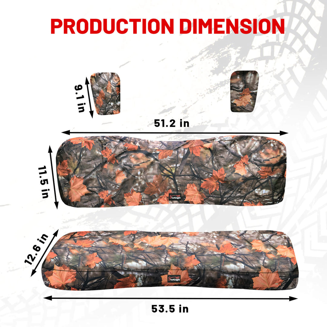 pioneer 1000 maple camouflage seat covers dimension 