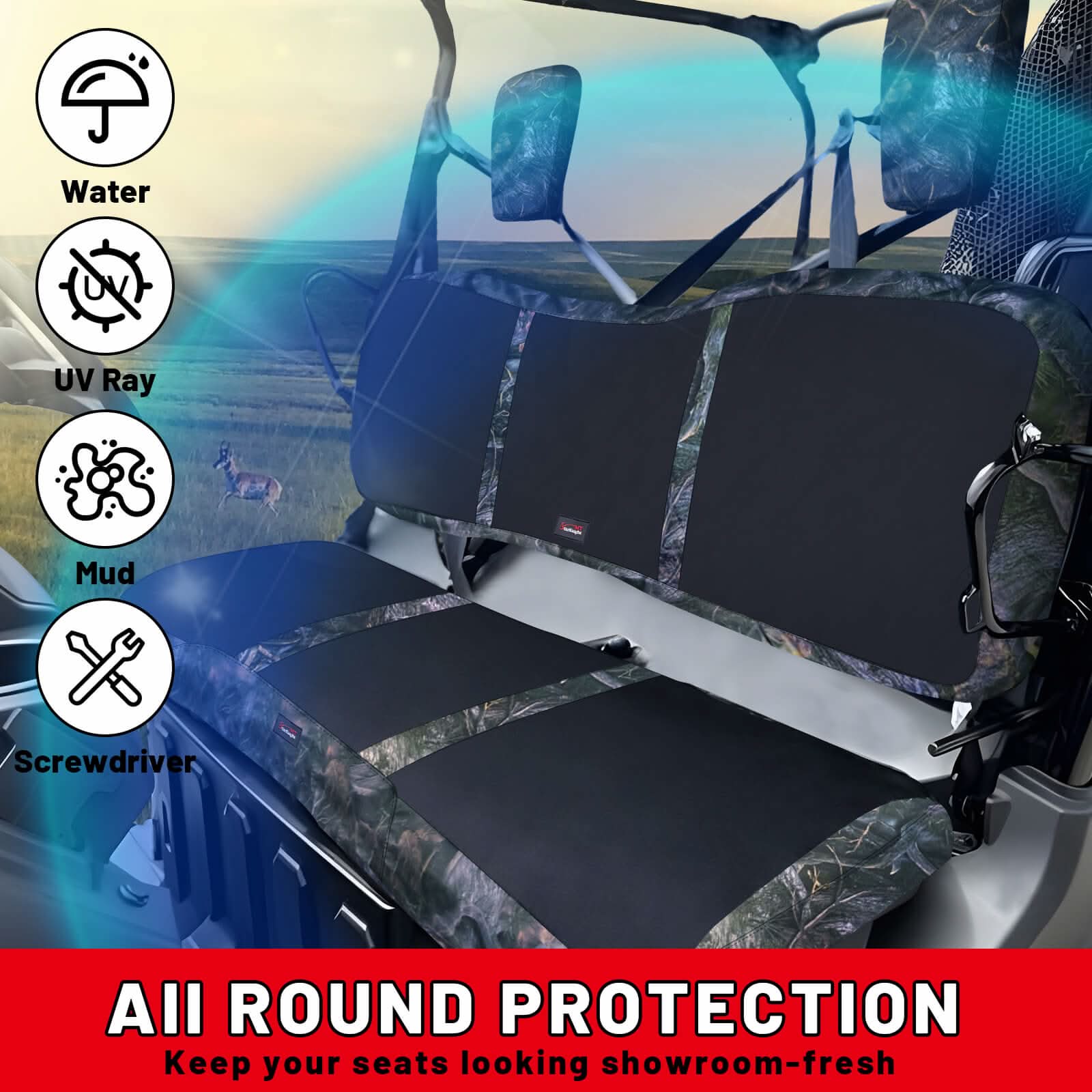 Honda Pioneer 1000 Upgraded Neoprene Seat Covers