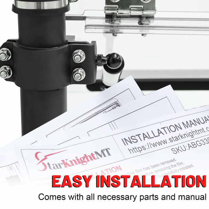 easy to install pioneer 700 flip windshield