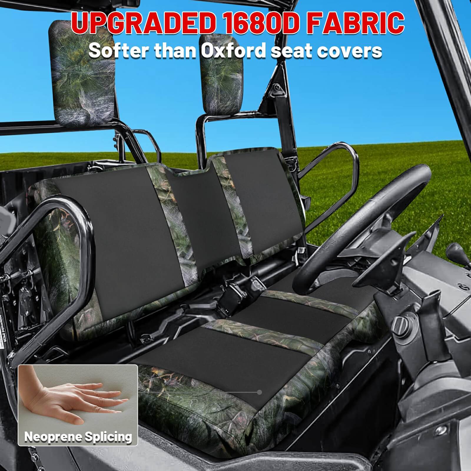 pioneer seat covers use upgraded fabric softer than other