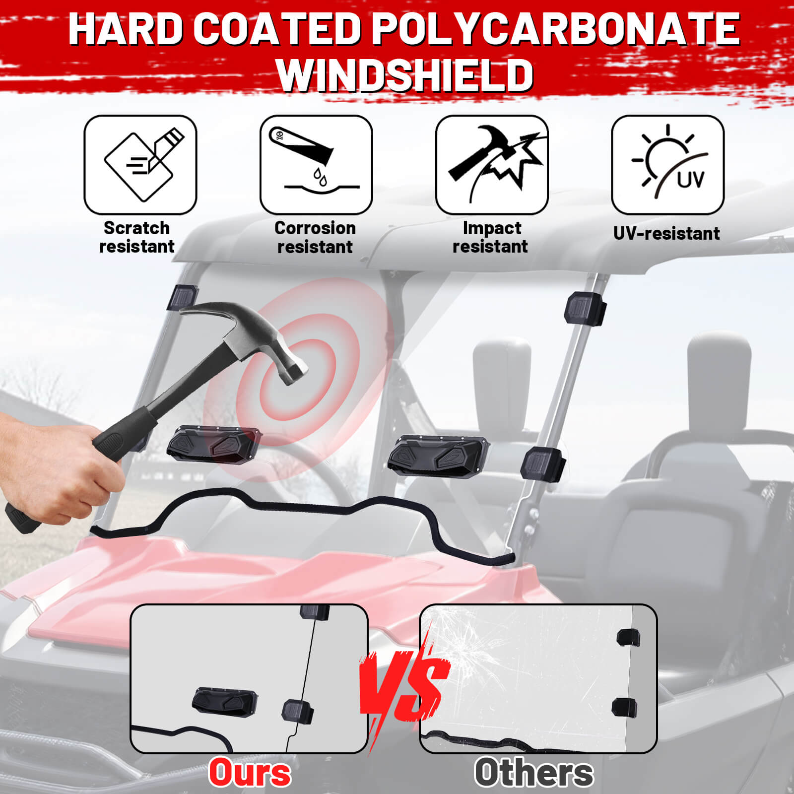 Pioneer 700 vented windshield features