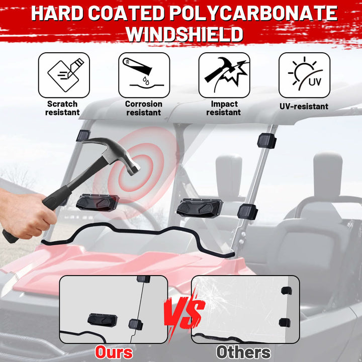 Pioneer 700 vented windshield features