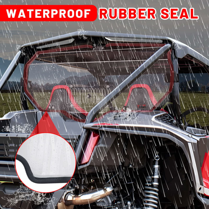waterproof rubber seal of talon vented rear windshield