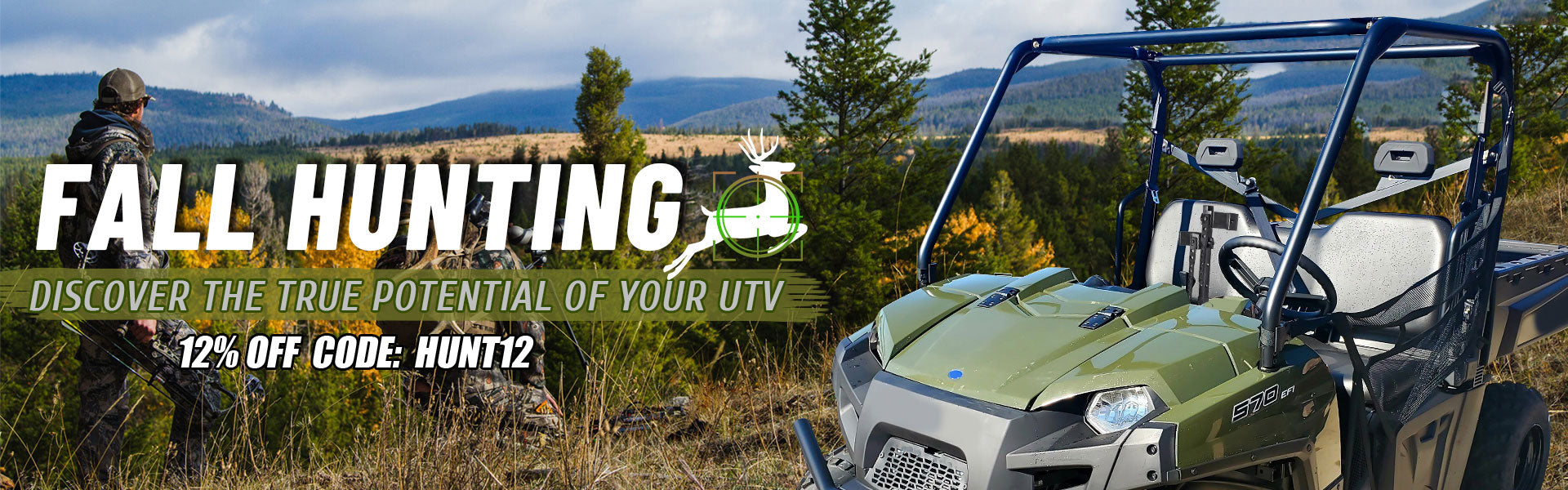 fall hunting sale banner