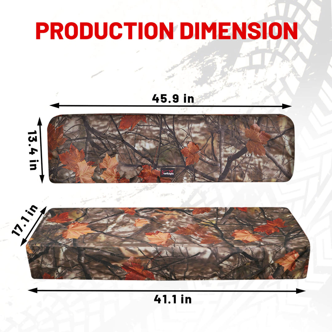 mule 4010 maple seat cover dimension