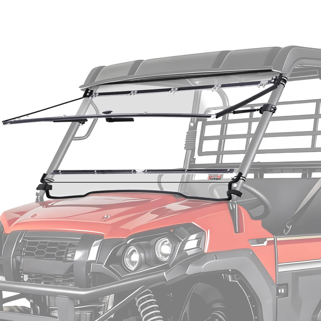 StarknightMT Kawasaki Mule Pro Fxt Flip Windshield